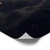 Woman On Crescent Moon With Flowers Poster (Hoek)