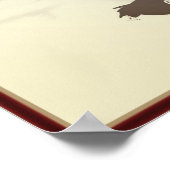 woman on motorfiets poster (Hoek)