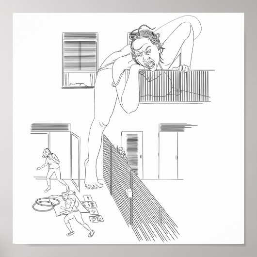 Woman on the warpath poster (Voorkant)