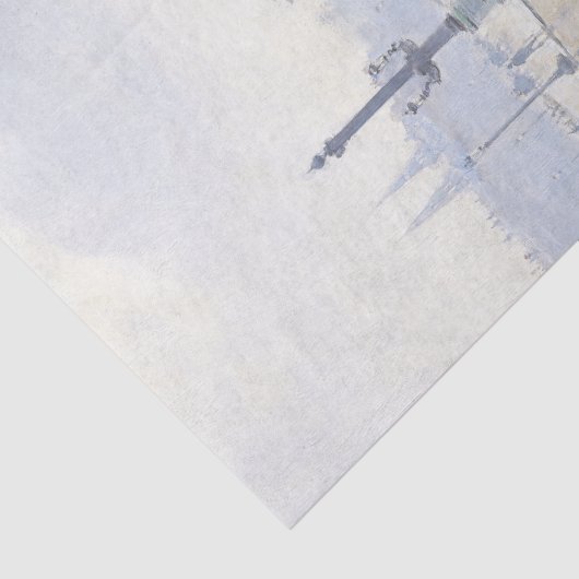  Woman Paris Scene Tissue Paper Tissuepapier (Detail)