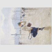 Woman Paris Scene Tissue Paper Tissuepapier (Voorkant)