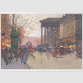  Woman Paris Street Scene Tissue Paper Tissuepapier (Voorkant)