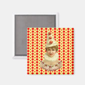  Woman Pierrot Magneet (Voorkant / Achterkant)