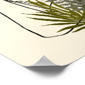 Woman Plant Line Art Poster (Hoek)