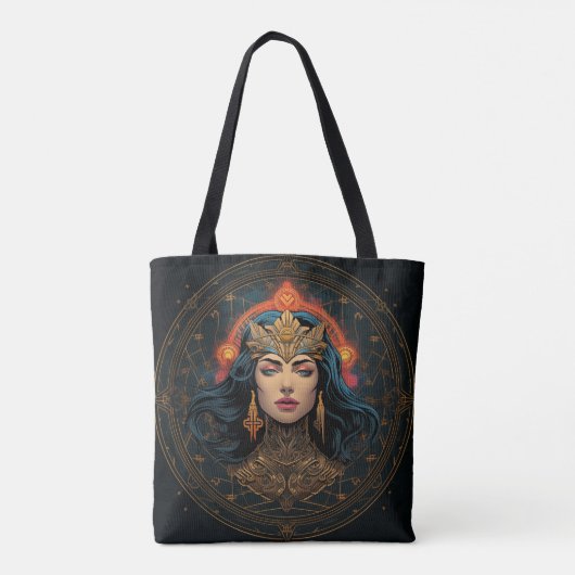 Woman Powa Queen Canvas tas (Achterkant)