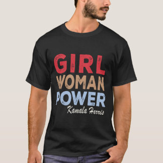 Woman Power Kamala Harris Retro Vintage T-shirt