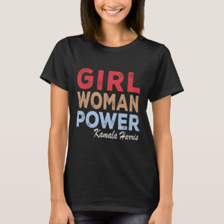 Woman Power Kamala Harris Retro Vintage T-shirt
