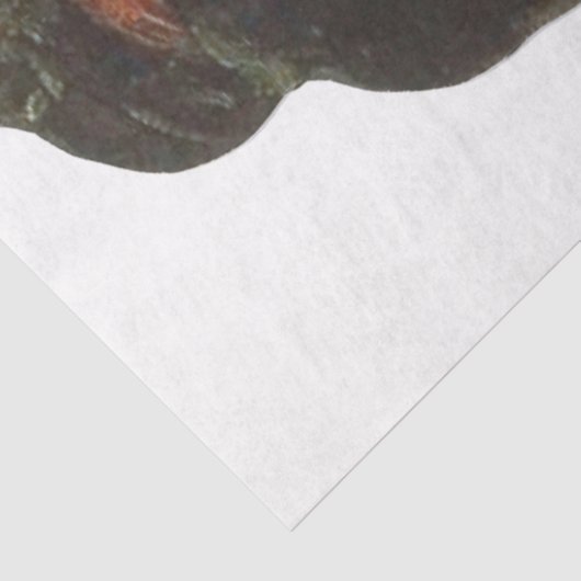 Woman Profile Decoupage Paper Tissuepapier (Detail)