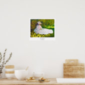 Woman Reading Claude Monet Poster (Keuken)