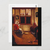 Woman Reading'_Dutch Masters Briefkaart (Voorkant / Achterkant)