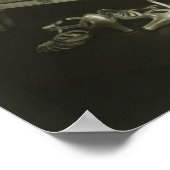 Woman Reading Magazine Poster (Hoek)