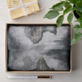 Woman Revealed in Crumbling Wall Decoupage Tissuepapier (Geschenk)