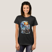 Woman Ride Motorcycle T-shirt (Voorkant volledig)