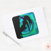 Woman Rock Klimmen stickers (Envelop)
