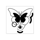 Woman Rubberstempel (Afrduk)