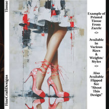 Woman’s Legs in Pink & Red Heels EN5R Decoupage