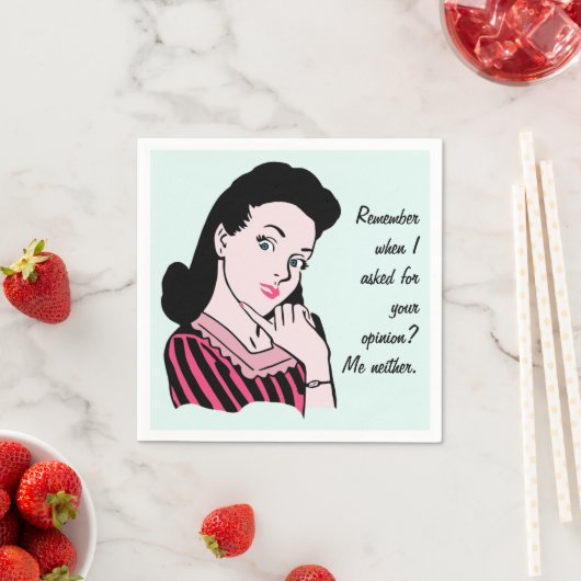 Woman Sarcasm 50 Servetten (Insitu)
