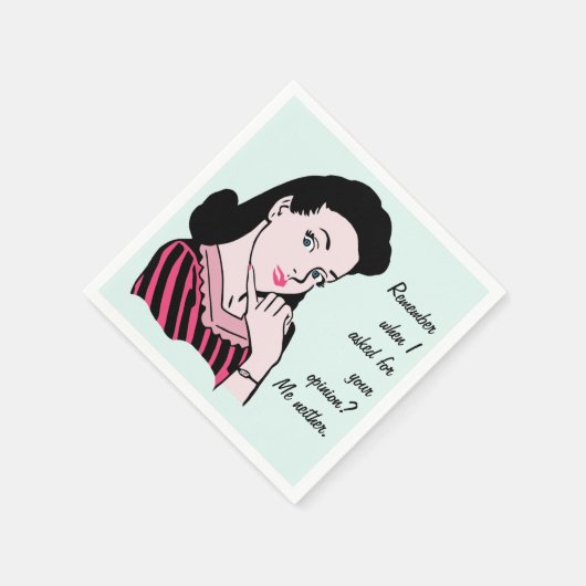 Woman Sarcasm 50 Servetten (Hoek)
