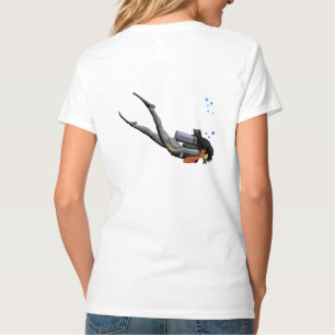 Woman SCUBA Diving T-shirt