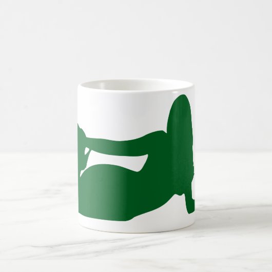 Woman Silhouette Coffee Mok (Center)