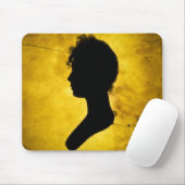 "Woman Silhouette on Gold" muismat (Met muis)