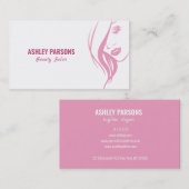 Woman Silhouette Visitekaartje (Voorkant / Achterkant)