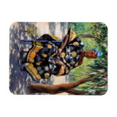 Woman Sitting Magneet (Horizontaal)