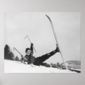 Woman Skier II Poster (Voorkant)
