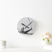 Woman Skier II Ronde Klok (Huis)
