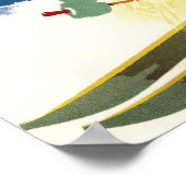 Woman Skiing - Both English and French Poster (Hoek)