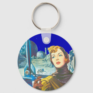 Woman Space Cadet Sleutelhanger