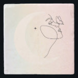 Woman Stenen Onderzetter<br><div class="desc">🖤</div>