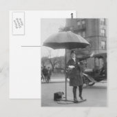 Woman Traffic Cop -  Briefkaart (Voorkant / Achterkant)