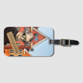 Woman Trailblazer Kitsch Veranderde Kunst Bagagelabel (Voorkant (horizontaal))