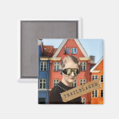  Woman Trailblazer Kitsch Veranderde Kunst Magneet (Voorkant / Achterkant)