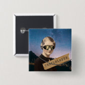  Woman Trailblazer Kitsch Veranderde Kunst Vierkante Button 5,1 Cm (Voorkant /achterkant)