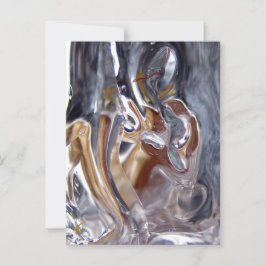 Woman Under Waterfall Bathing Goddess Briefkaart