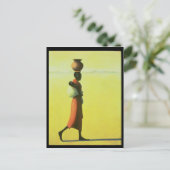 Woman Walking 1990 Briefkaart (Staand voorkant)