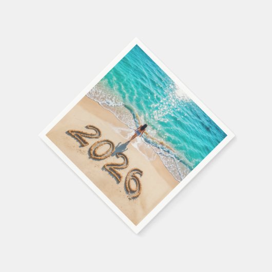 Woman Walking On a 2026 Beach Servet (Hoek)