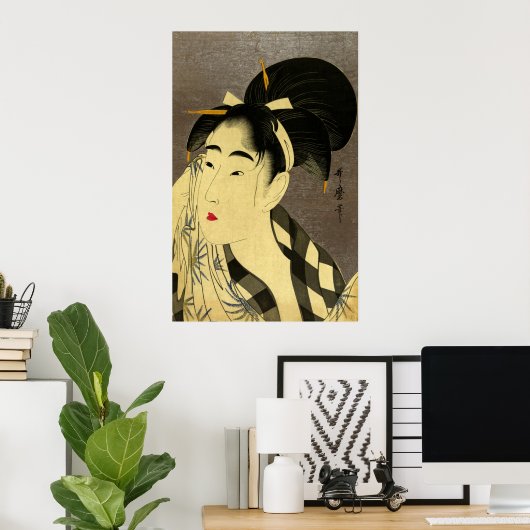 Woman Wipace Poster (Thuiskantoor)