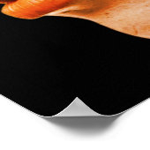 Woman with a 1974 Vibe on a Square Wall Poster (Hoek)