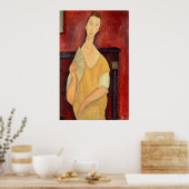 Woman with a Fan  1919 Poster (Keuken)