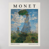 Woman With A Parasol Poster (Voorkant)