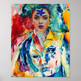 Woman with a woman poster