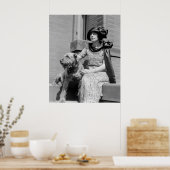 Woman with Dog, 1920s Poster (Keuken)