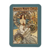 Woman with Feathers - PLM Railway Travel Poster Magneet (Verticaal)