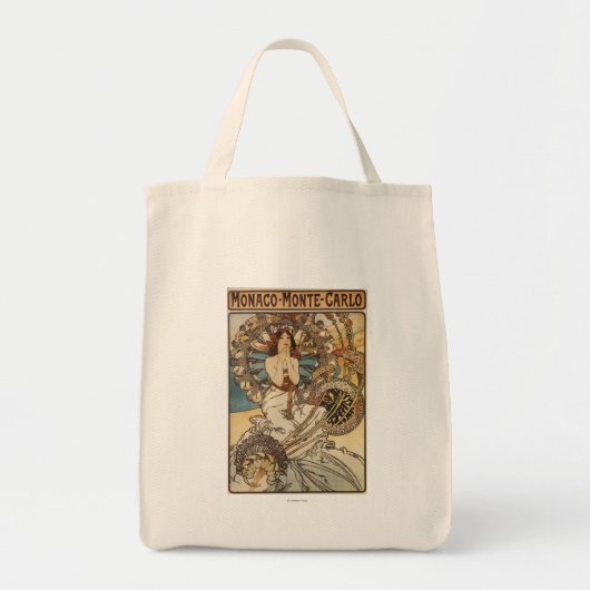 Woman with Feathers - PLM Railway Travel Poster Tote Bag (Voorkant)
