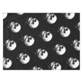 Woman with Halloween Skull Reflection In Mirror Tafelkleed (Voorkant (Horizontaal))