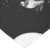 Woman with Halloween Skull Reflection In Mirror Tafelkleed (Gekanteld)