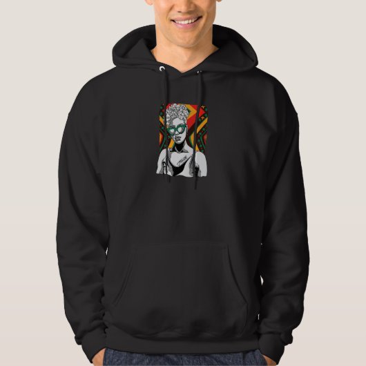 Woman with Reggae tattoo Hoodie (Voorkant)